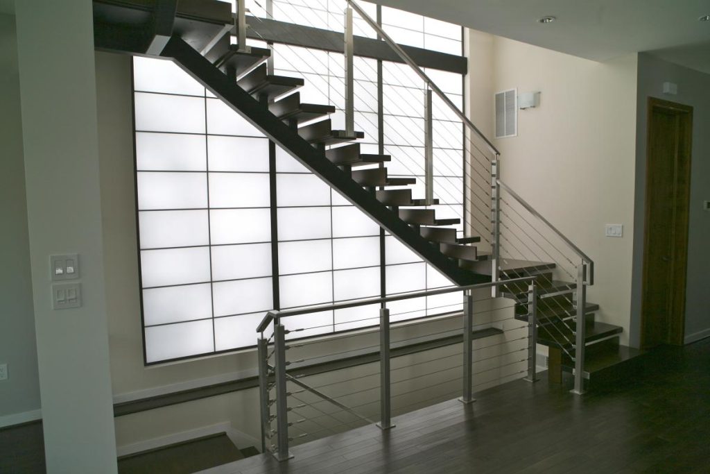 Example of Stainless Railing with Cables