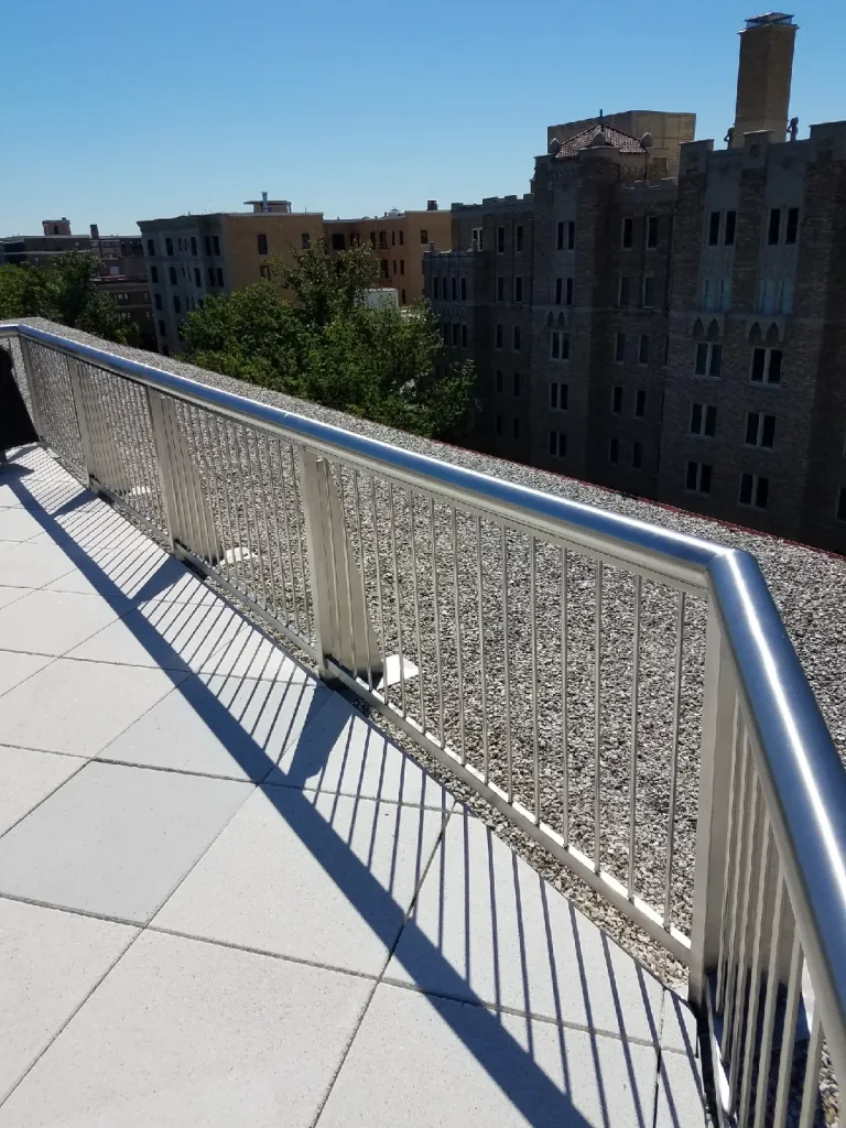 Example of Exterior Commercial Stainless Railing