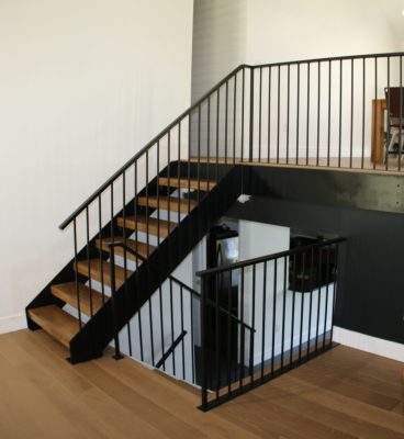 Example of Rod Railing with Open Risers