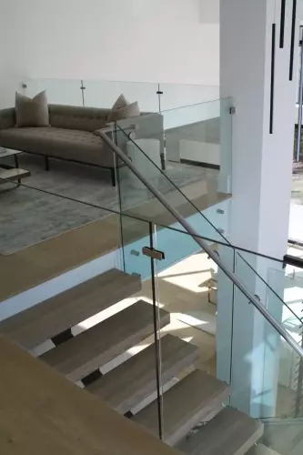 Stairs and Glass Railings