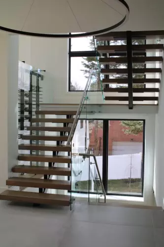 Stairs and Glass Railings
