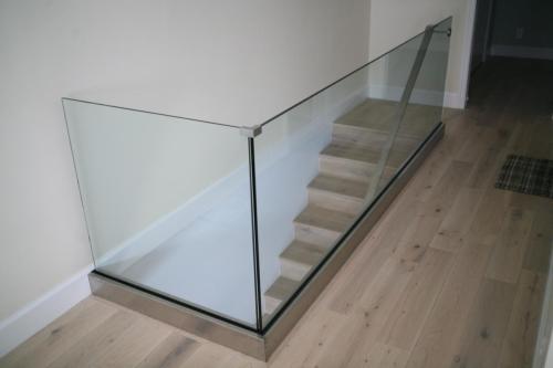 Glass in Channel Railing