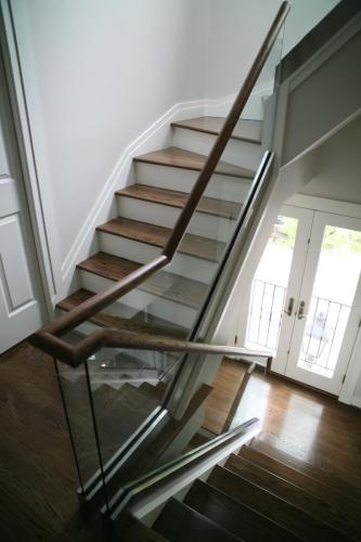 Glass in Channel Railing