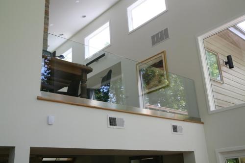 Glass in Channel Railing