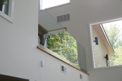 Glass in Channel Railing