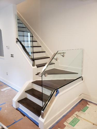 Glass in Channel Railing