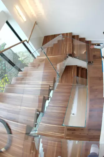 Stairs and Glass Railing