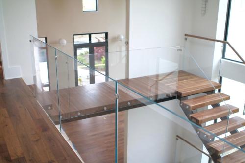 Stairs and Glass Railing