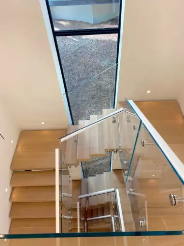 Stairs and Glass Railing